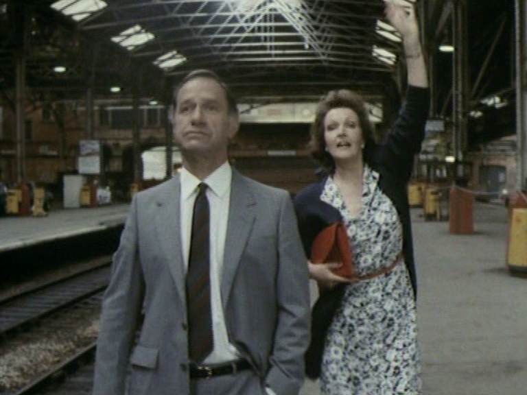 Waving goodbye at Paddington (Marylebone) station