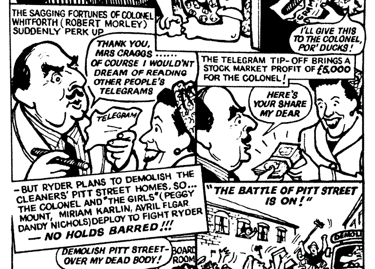 cartoon of film plot